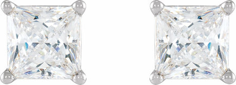 14K White 1/6 CTW Natural Diamond Earrings