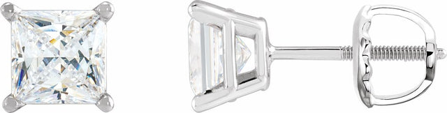 14K White Gold 1/5 CTW Natural Diamond Earrings