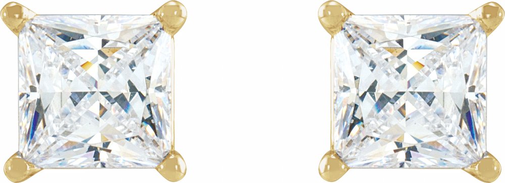 14K Yellow Gold 1/2 CTW Natural Diamond Earrings