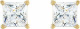 14K Yellow Gold 1/2 CTW Natural Diamond Earrings