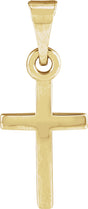 14K Yellow Gold Cross Pendant