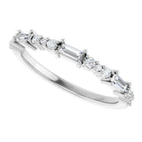 14K White 1/4 CTW Natural Diamond Anniversary Band