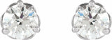 Round 1/2 CTW Lab-Grown Diamond Infinity-Inspired Earrings