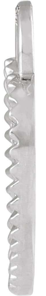 Sterling Silver St. Christopher Heart Medal Pendant