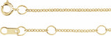 14K Yellow Patterned Bar Bracelet