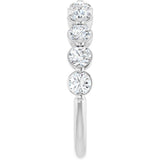 14K White Gold 1 CTW Lab-Grown Diamond Anniversary Band