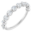 14K White 9/10 CTW Natural Diamond Anniversary Band