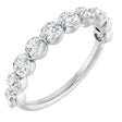 14K White Gold 9/10 CTW Natural Diamond Anniversary Band