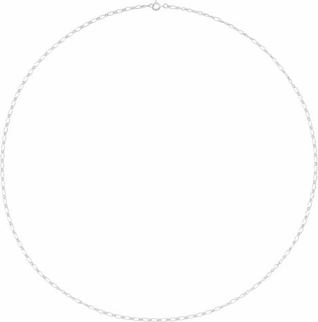 Sterling Silver 1.5 mm Figaro 16" Chain 