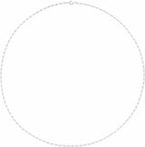 Sterling Silver 1.5 mm Figaro 20" Chain