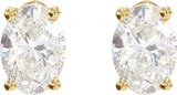 14K Yellow Gold 1/5 CTW Natural Diamond Earrings