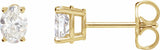 14K Yellow Gold 1/5 CTW Natural Diamond Earrings