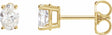 14K Yellow Gold 1/5 CTW Natural Diamond Earrings