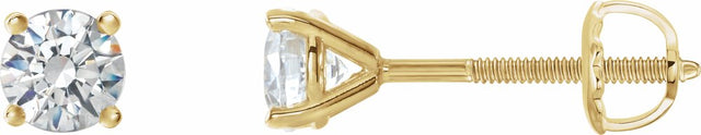 14K Yellow Gold 1/2 CTW Natural Diamond Cocktail-Style Earrings