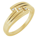 14K Yellow .02 CTW Natural Diamond Ring