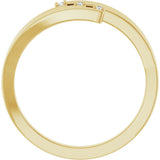 14K Yellow .02 CTW Natural Diamond Ring