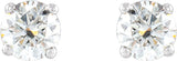 14K White Gold 1/4 CTW Natural Diamond Cocktail-Style Earrings
