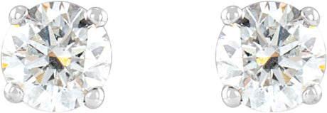 14K White Gold 1/4 CTW Natural Diamond Cocktail-Style Earrings