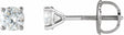 14K White Gold 1/2 CTW Natural Diamond Cocktail-Style Earrings
