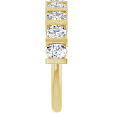 14K Yellow 1 3/8 CTW Lab-Grown Diamond Anniversary Band