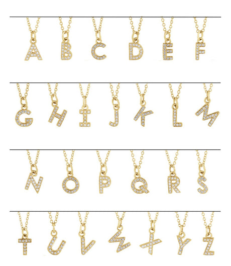 14K Rose Gold .03 CTW Natural Diamond Petite Initial L 16-18" Necklace