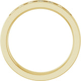 14K Yellow Gold 3/8 CTW Lab-Grown Diamond Band Size 7