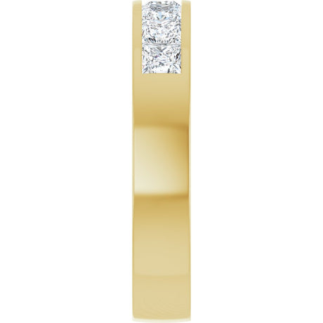 14K Yellow Gold 1 1/6 CTW Lab-Grown Diamond Band Size 7