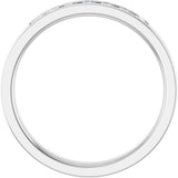 14K White Gold 1/5 CTW Lab-Grown Diamond Band