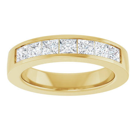 14K Yellow Gold 1 1/6 CTW Lab-Grown Diamond Band Size 7