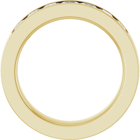 14K Yellow Gold 1 1/6 CTW Lab-Grown Diamond Band Size 7