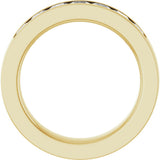 14K Yellow Gold 1 1/6 CTW Lab-Grown Diamond Band Size 7