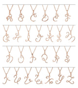 Sterling Silver .025 CTW Natural Diamond Initial N 18" Necklace