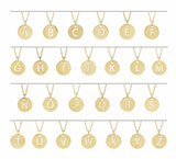 14K Yellow Gold Initial E 16-18" Necklace