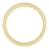 10K Yellow 7 mm Milgrain & Rope Stepped-Edge Comfort-Fit Flat Band Size 8
