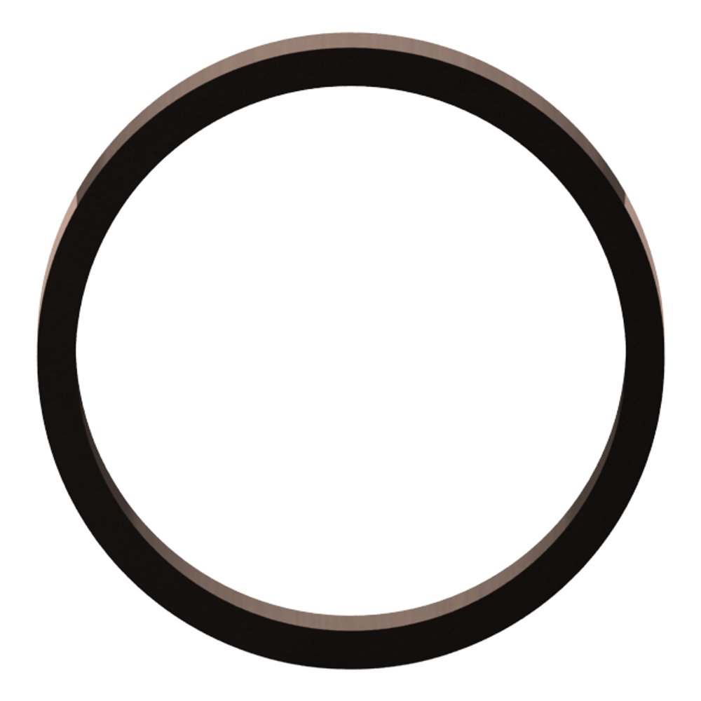 14K Rose Gold 3.5 mm Flat Band Size 8.5
