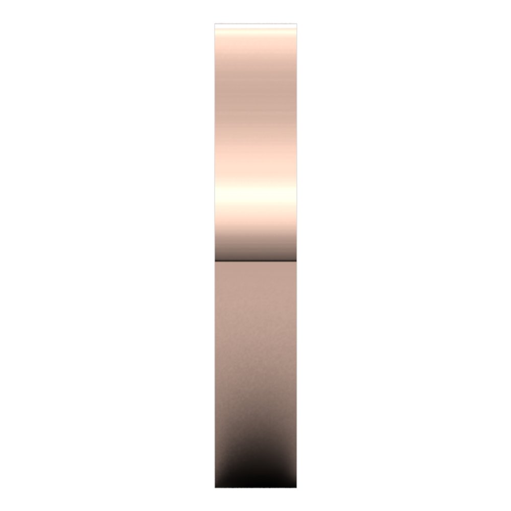 14K Rose Gold 3.5 mm Flat Band Size 8.5
