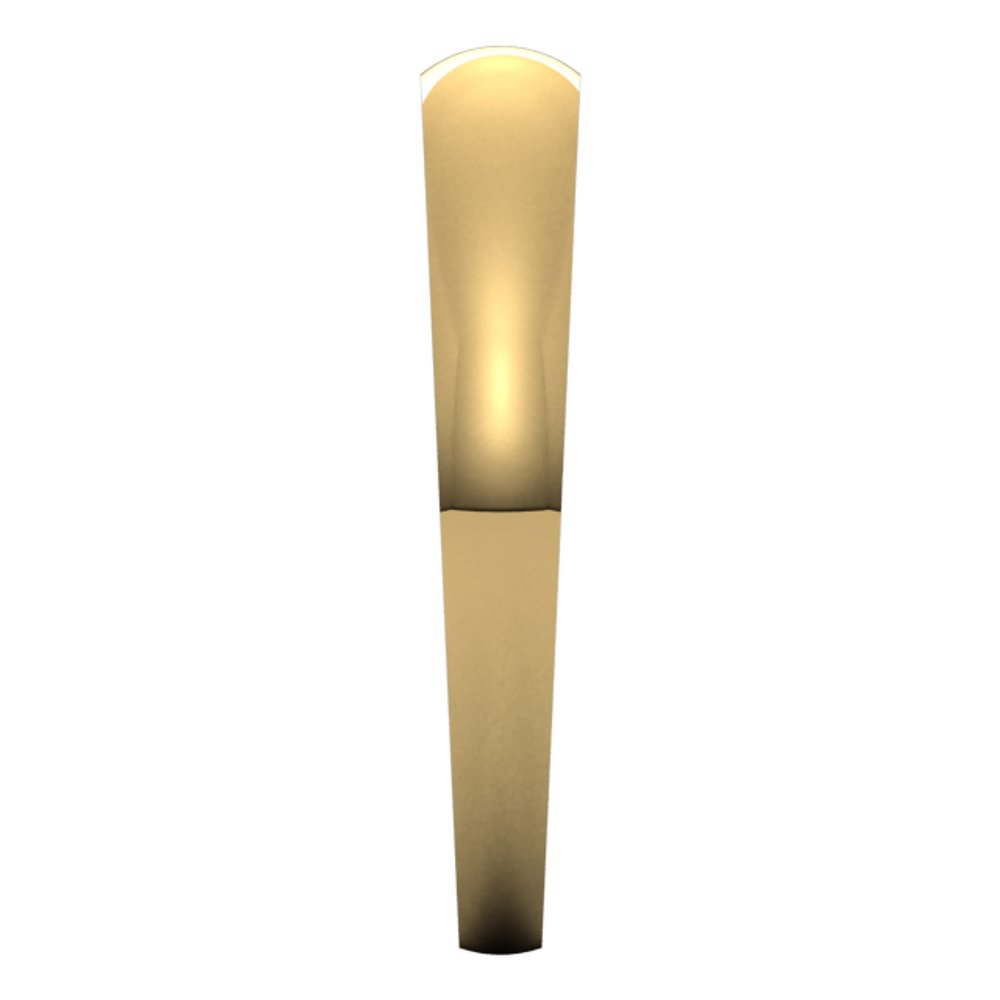 10K Yellow Gold 3.5 mm Tapered Half Round Band Size 6.5