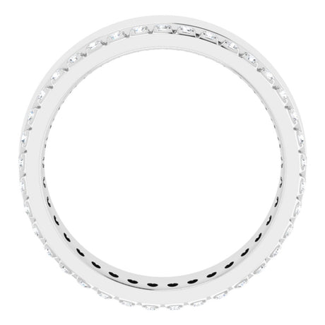 14K White Gold 1/3 CTW Lab-Grown Diamond Accented Band Size 6.5