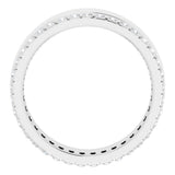 14K White Gold 1/3 CTW Lab-Grown Diamond Accented Band Size 6.5