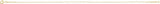 14K Yellow Gold 1.1 mm Rolo 7" Chain