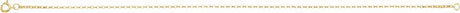 14K Yellow Gold 1.1 mm Rolo 7" Chain