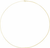 14K Yellow Gold-Filled 1.1 mm Rolo 16" Chain