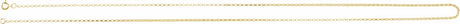 14K Yellow Gold 1.1 mm Rolo 16" Chain