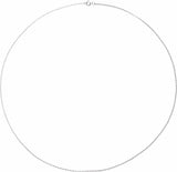 Sterling Silver 1.1 mm Rolo 24" Chain