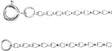 14K White Gold 1.1 mm Rolo 24" Chain
