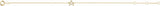 14K Yellow Gold 1/10 CTW Natural Diamond Initial A 6-7" Bracelet