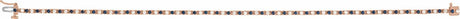 14K Yellow Gold Natural Blue Sapphire & 5/8 CTW Natural Diamond Line 7 1/4" Bracelet