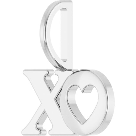 Sterling Silver XO Charm/Pendant