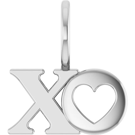 Sterling Silver XO Charm/Pendant