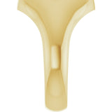 10K Yellow Gold Oval Signet Ring
